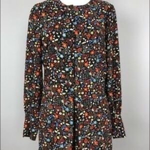 Zara black floral romper